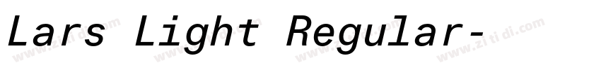 Lars Light Regular字体转换 Lars Light Regular字体转换